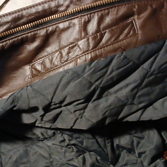 All American Rider Vintage Brown Leather Fringe Jacket - Picture 10 of 12